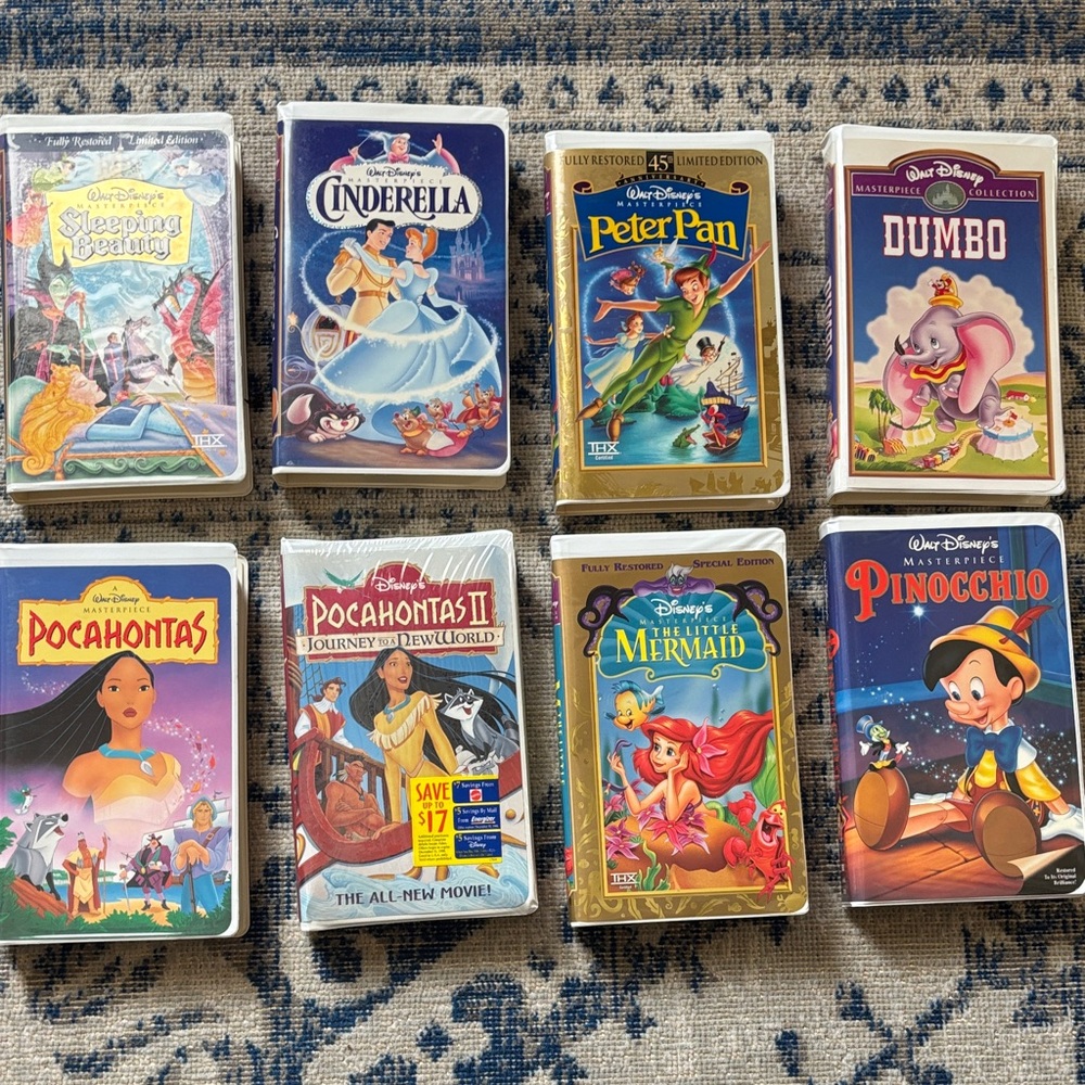 Disney Masterpiece Classic VHS Collection